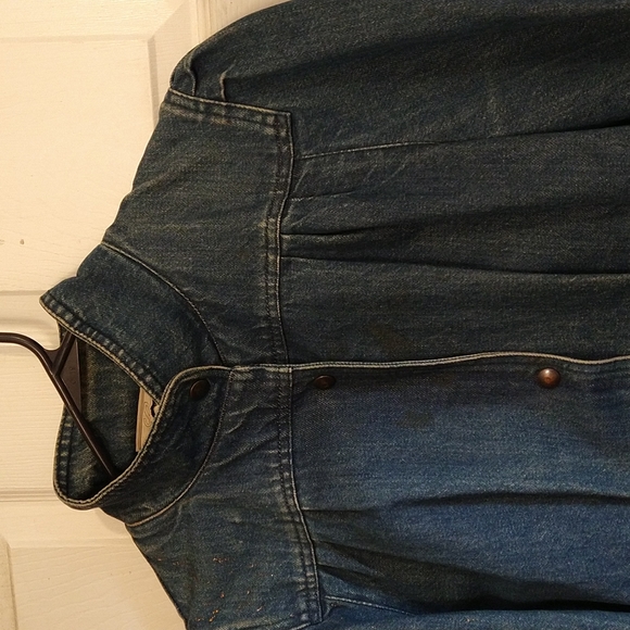 Denim Jacket with Native American Painting - Picture 7 of 7